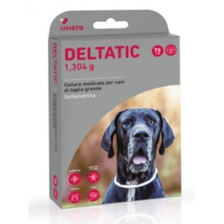 Livisto Deltatic Collare Medicato Cani >25kg Vetpharma 2 Pezzi