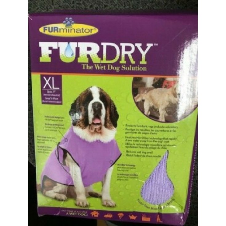 FurDry XL Viola FurMinator 1 Pezzo