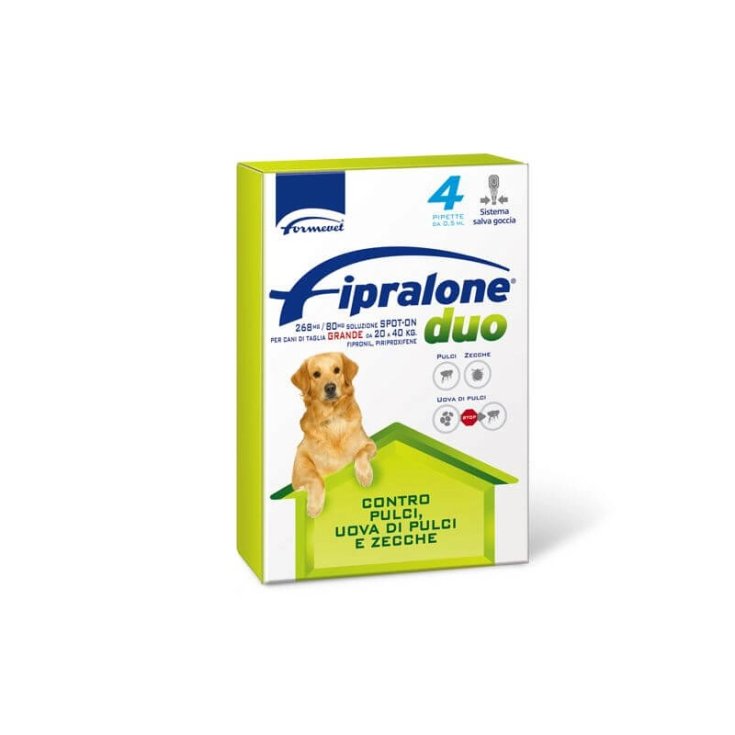 Fipralone Duo SpotOn 20-40 Kg Formet 4 Pipette