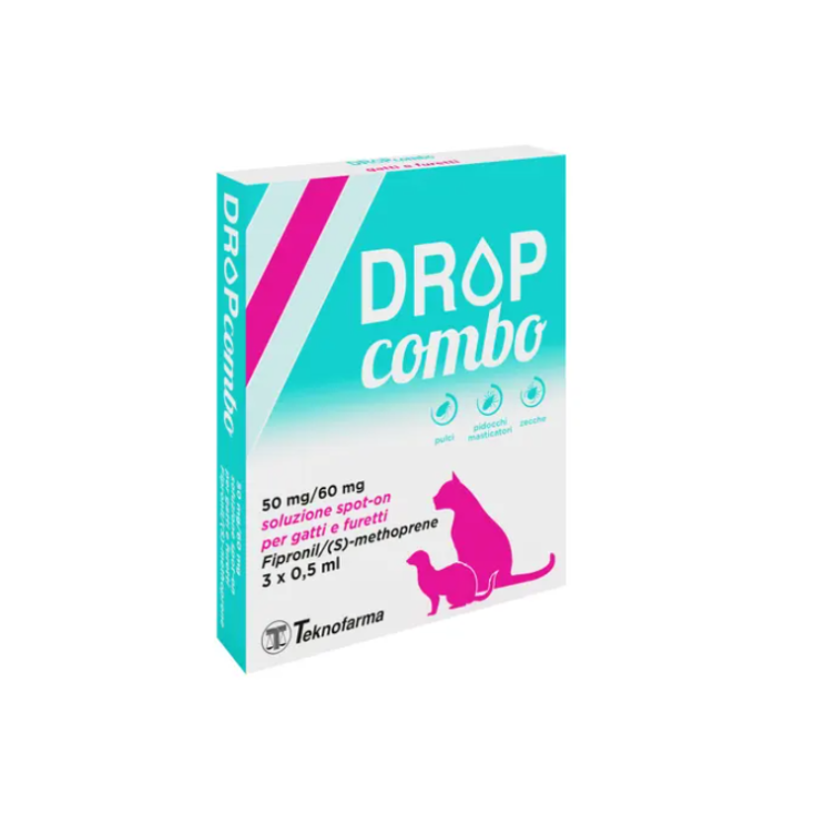 Drop Combo 50mg/60mg Teknofarma 3x0,5ml