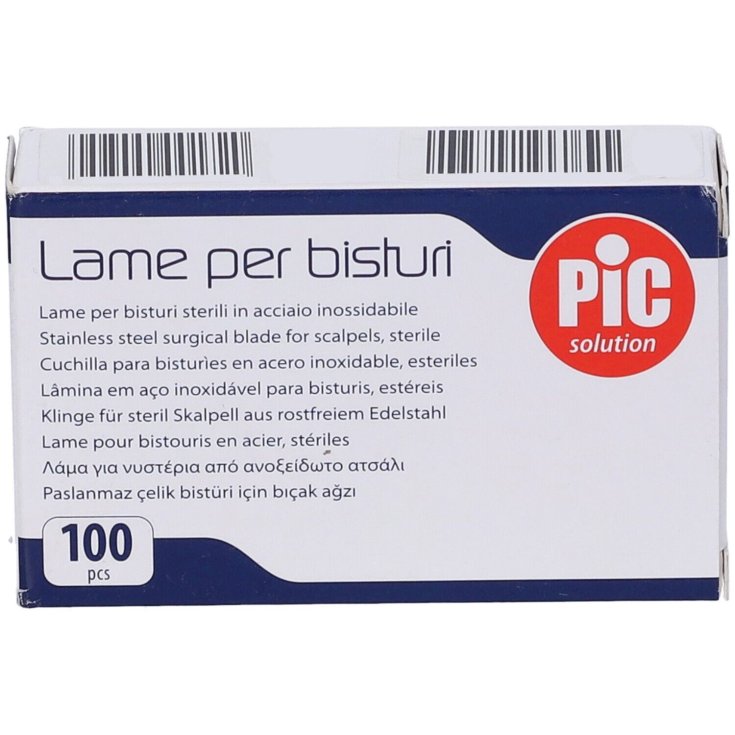Lame Per Bisturi 22 Pic Solution 100 Pezzi