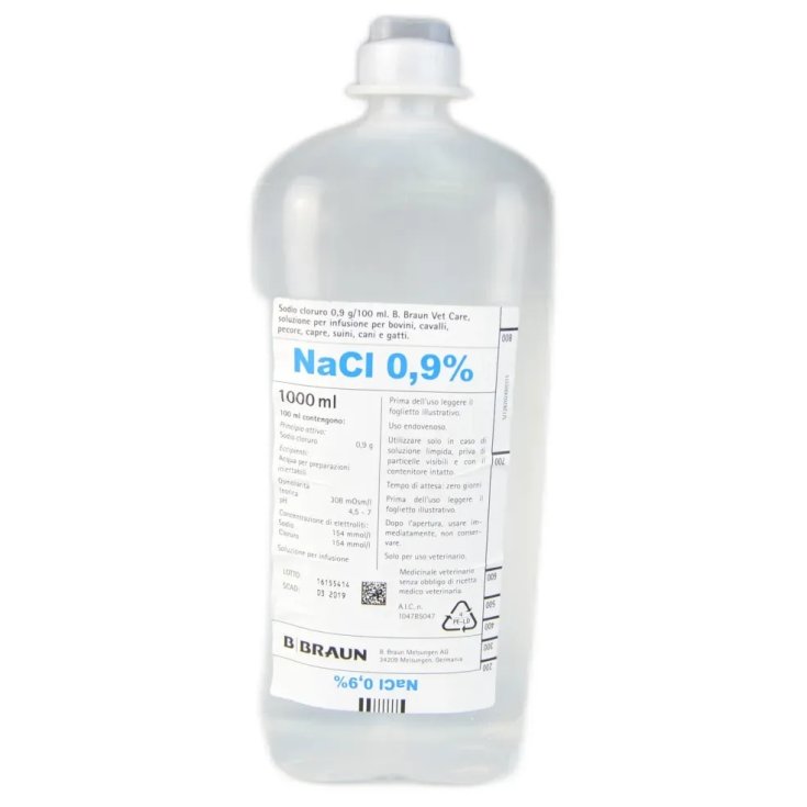 Sodio Cloruro 0,9% B.Braun 10x1000ml