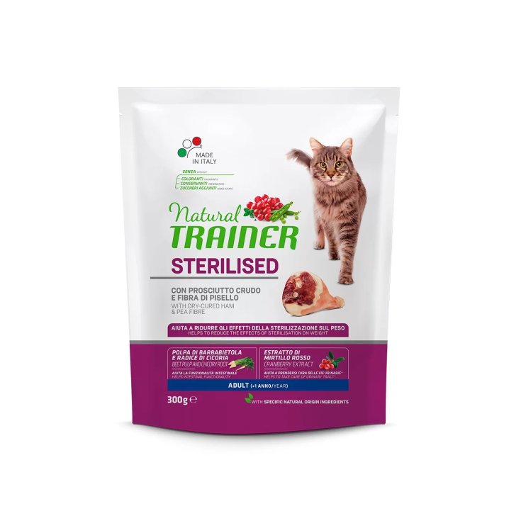 Sterilised Gatti Adulti Con Prosciutto Crudo Natural Trainer 300g