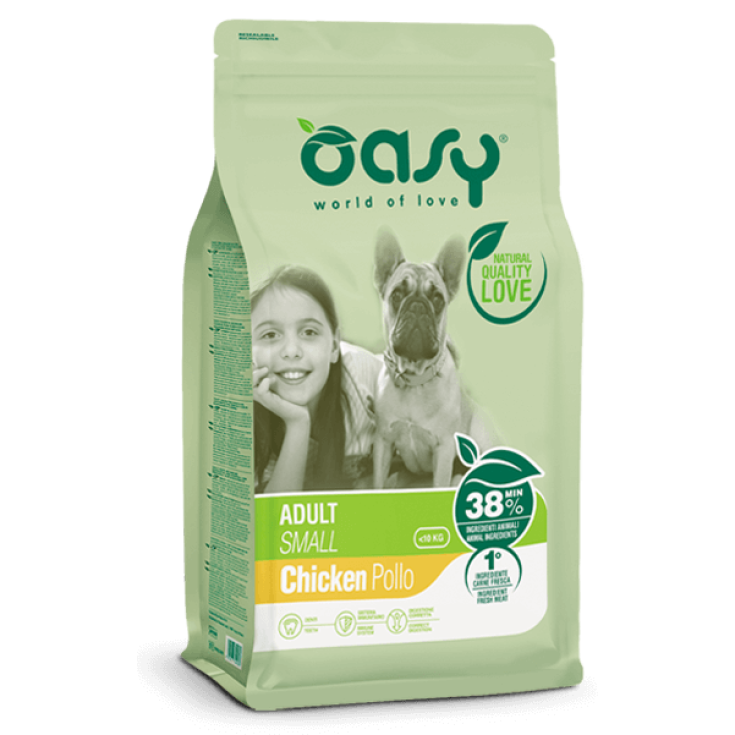 Alimento Secco Adult Small Pollo Oasy 3kg