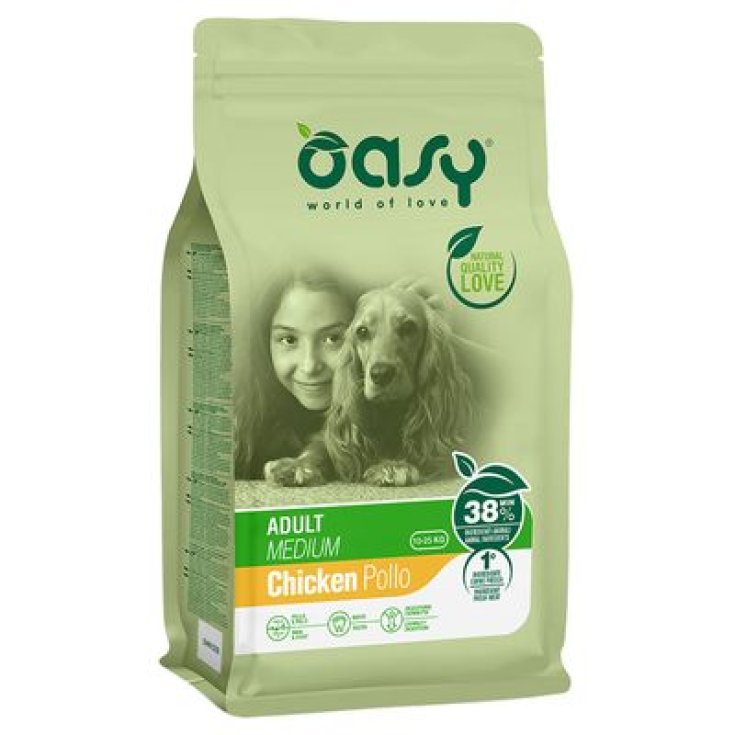 Alimento Secco Adult Medium Pollo Oasy 12kg