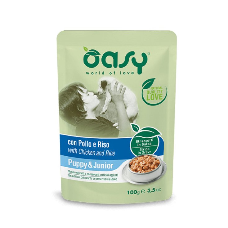Straccetti in Salsa Puppy  con Pollo e Riso - 100GR