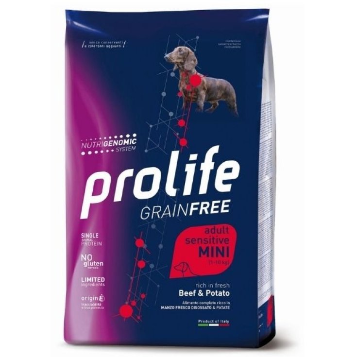 Prolife - Grain Free Adult Mini Sensitive Beef & Potato 2KG