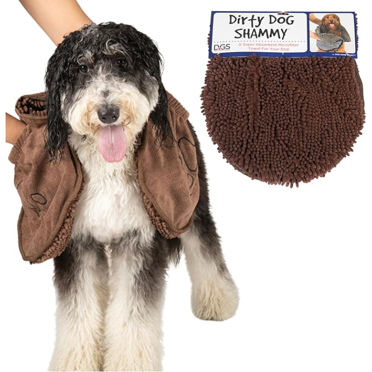 Dirty Dog Shammy Marrone 33x79cm 1 Asciugamano