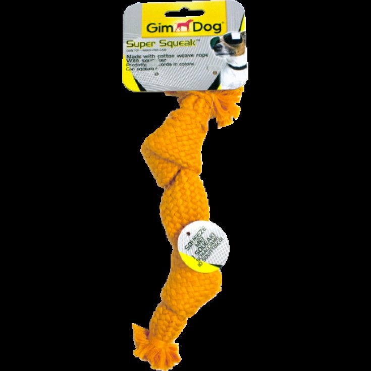 Super Squeak Corda Con Nodi Gimdog 1x20cm