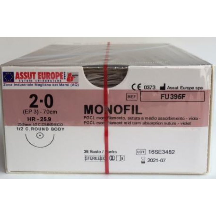 Monofil (Ep 3) 2/0 Ago Cilindrico 1/2 - 26mm HR 25,9 Assut Europe 36 Buste