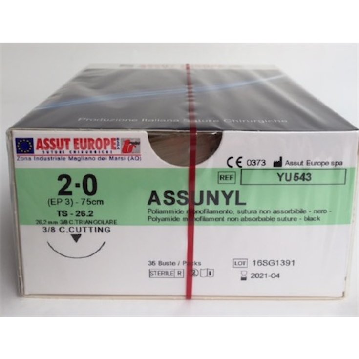Assunyl Ago Tri.26,2mm D.3(2/0) Assut Europe 3 Buste