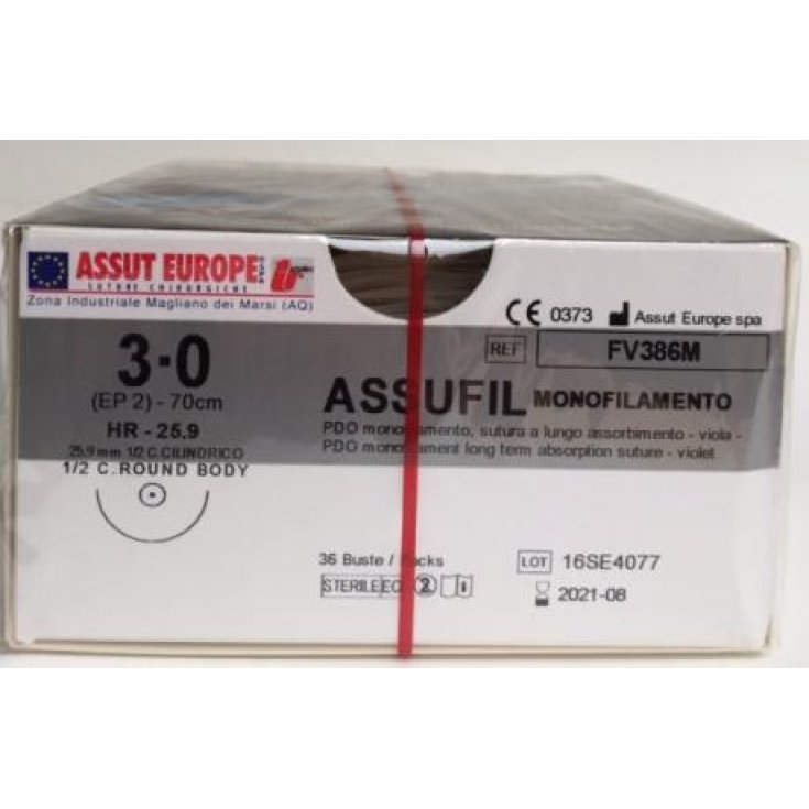 Assufil Monofilamento Cilindrico 25,9mm Assut Europe 36 Buste