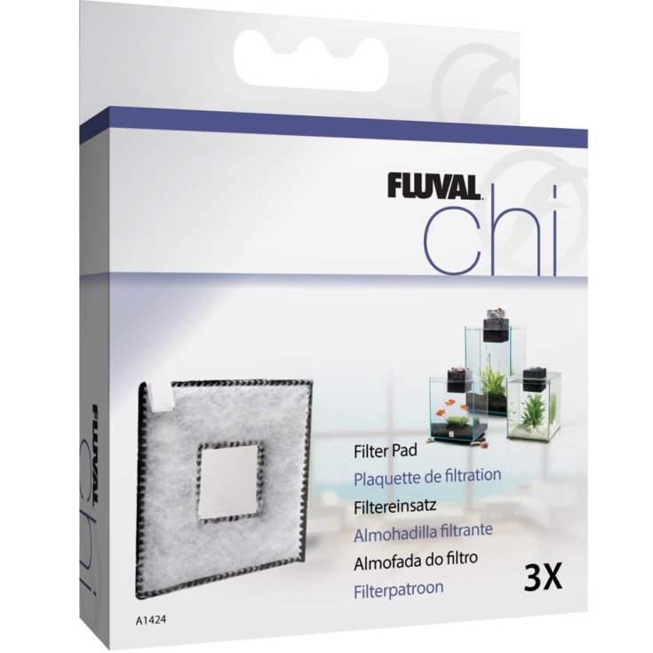 Chi Tampone Filtrante Acquario Chill A1420 Fluval 3 Pezzi