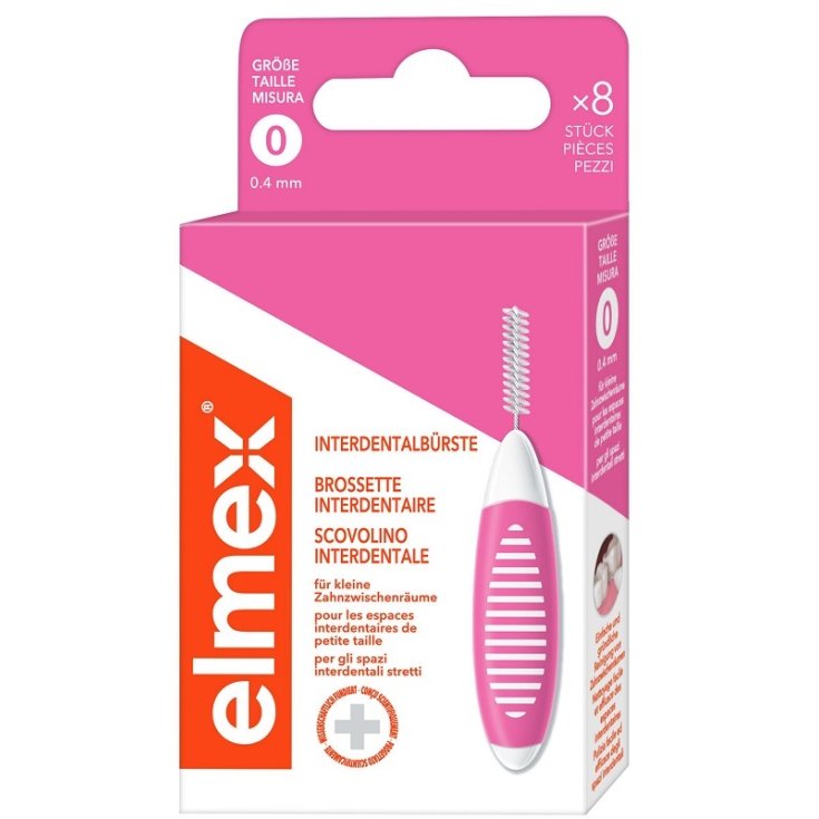 Elmex® Interdental Brush Pink 0.4mm 8 Pezzi