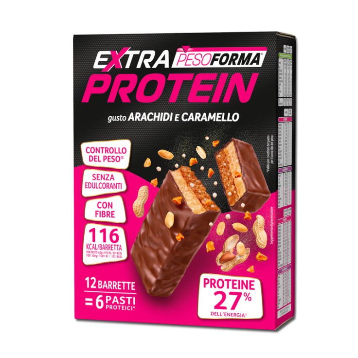 Extra Protein Barrette Arachidi E Caramello Pesoforma®