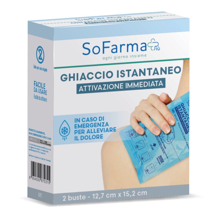 Sofarmapiu' Ghiaccio Istantaneo 2 Pezzi