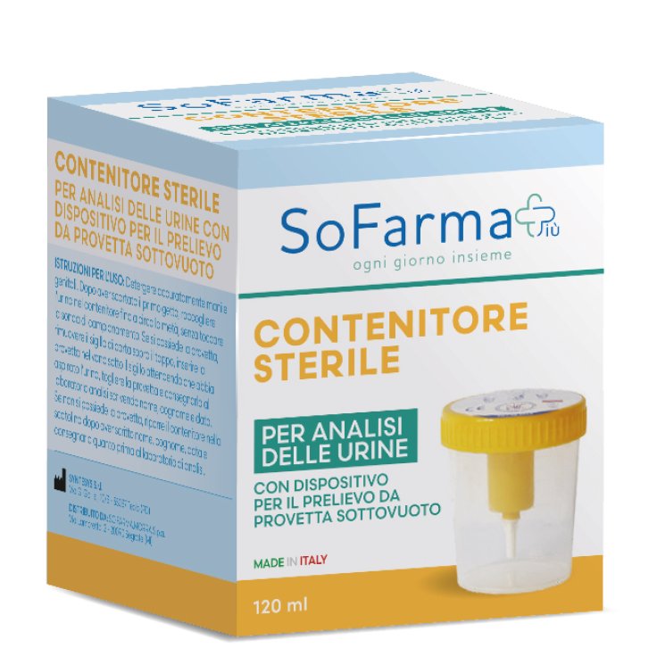 Sofarmapiù Contenitore Sottovuoto Per Urine 120ml