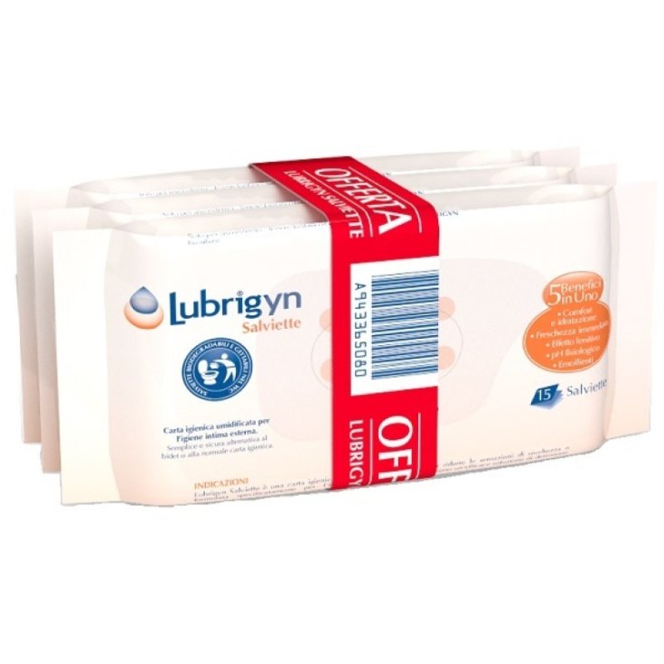 Lubrigyn® Salviette 3X15 Pezzi - Farmacia Loreto