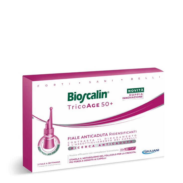Bioscalin® Tricoage 50+ Fiale Anticaduta Giuliani 8 Fiale