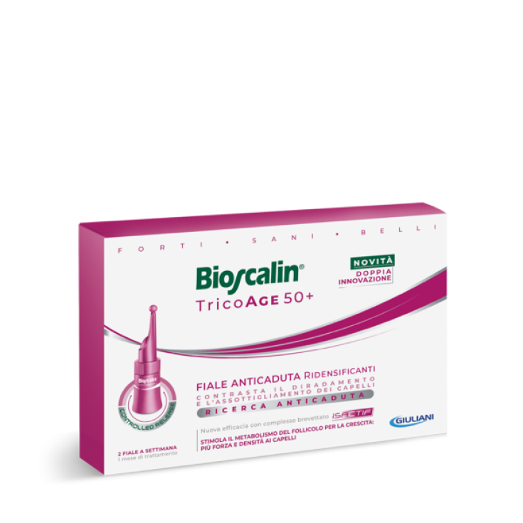 Bioscalin® Tricoage 50+ Fiale Anticaduta Ridensificanti Giuliani 16 Fiale