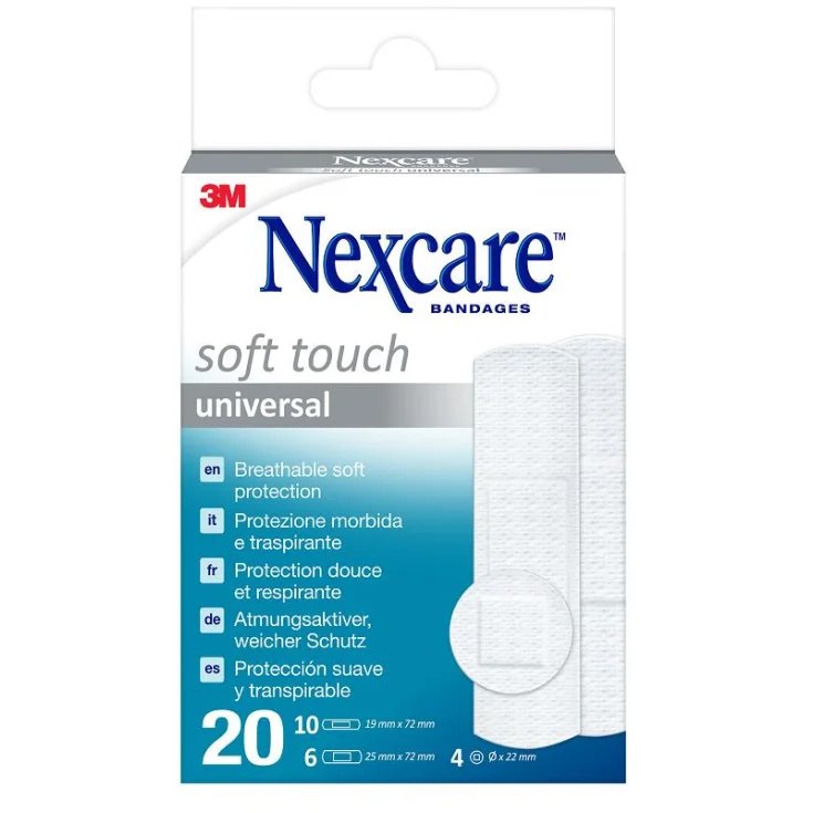 Nexcare™ soft touch Cerotti Assortiti 3M 20 Pezzi