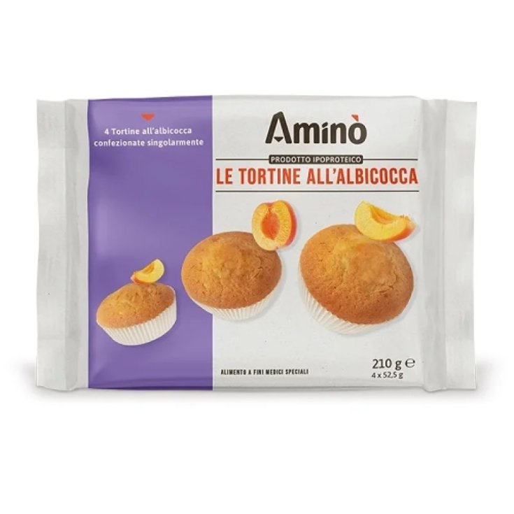 Le Tortine all'Albicocca Aminò 4x52,5g