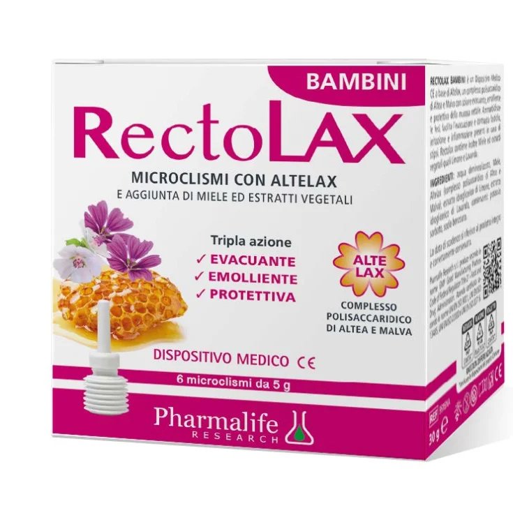 RectoLAX BAMBINI Microclismi Pharmalife 6 Pezzi