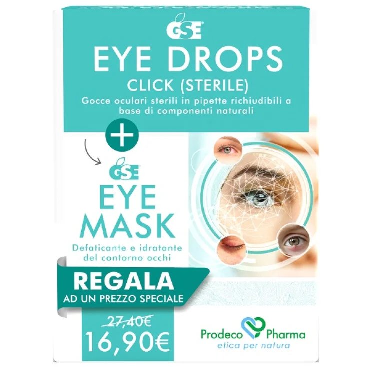 GSE EYE DROPS CLICK + GSE EYE MASK Prodeco Pharma