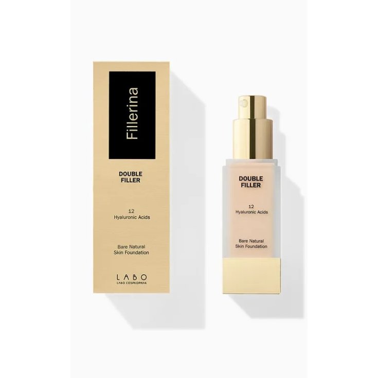 Fillerina Double Filler Bare Natural Skin Foundation 104 Medium Neutral Labo 30ml