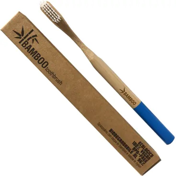 Spazzolino Bamboo Hard Blu