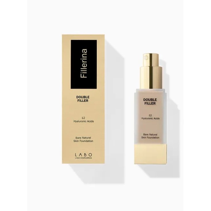 Fillerina Double Filler Bare Natural Skin Foundation 108 Dark Cool Labo 30ml