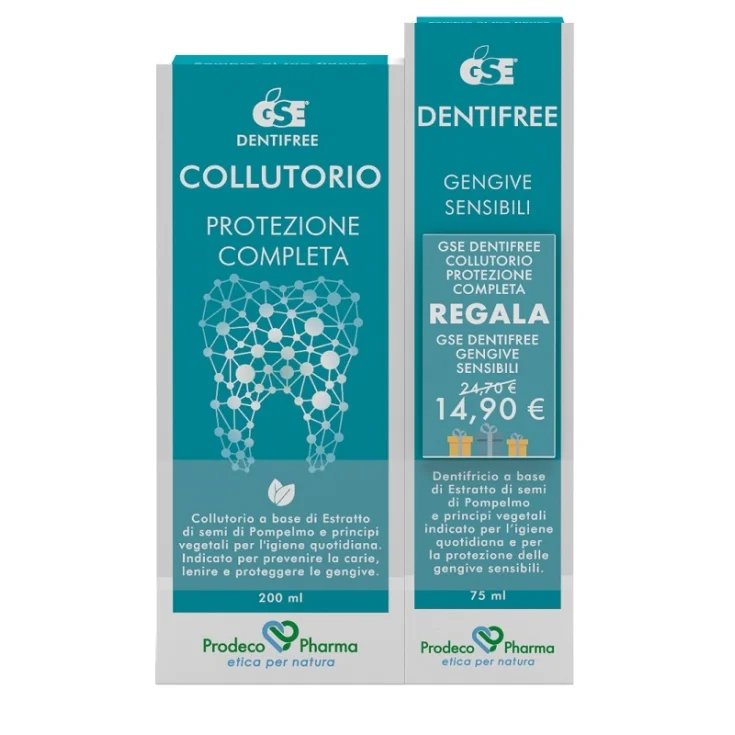 GSE DENTIFREE DENFRICIO + COLLUTORIO Prodeco Pharma