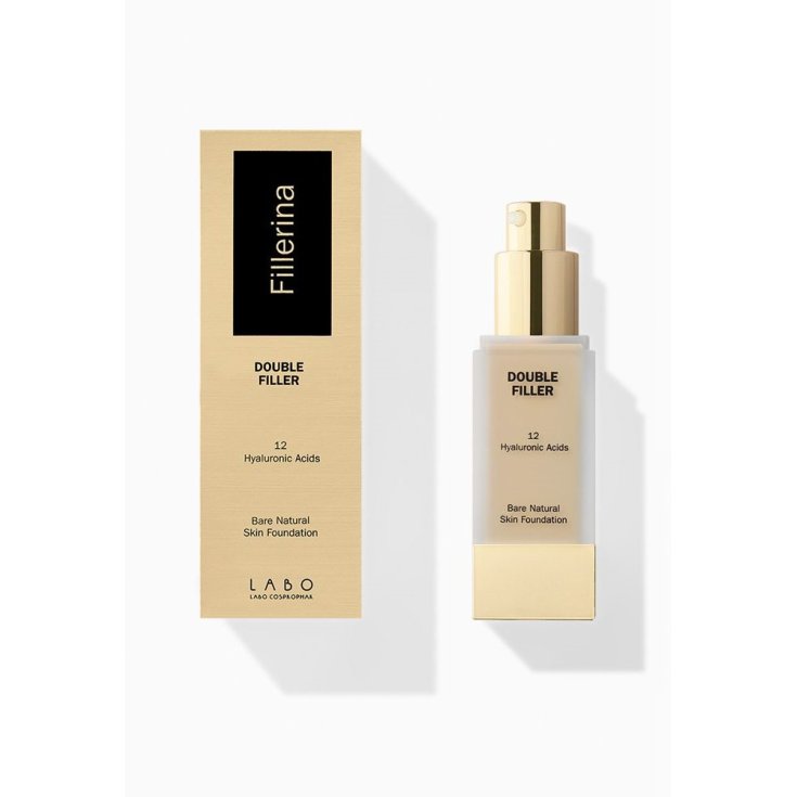 Fillerina Double Filler Bare Natural Skin Foundation 107 Dark Neutral Labo 30ml