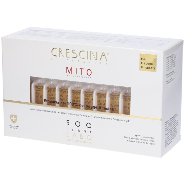 Crescina Ri-Crescita Mito 500 Donna Labo 40 Fiale