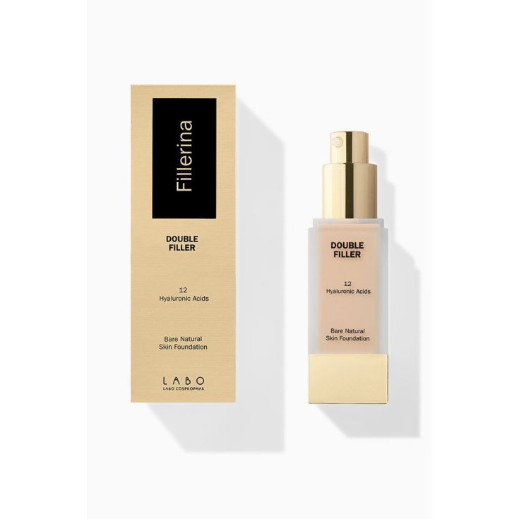 Fillerina Double Filler Bare Natural Skin Foundation 106 Medium Warm Labo 30ml