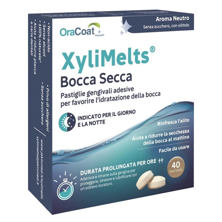XyliMelts® Bocca Secca Neutro 40 Pastiglie