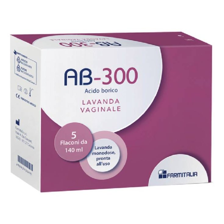 AB-300 Lavanda Vaginale Farmitalia 5 Flaconi