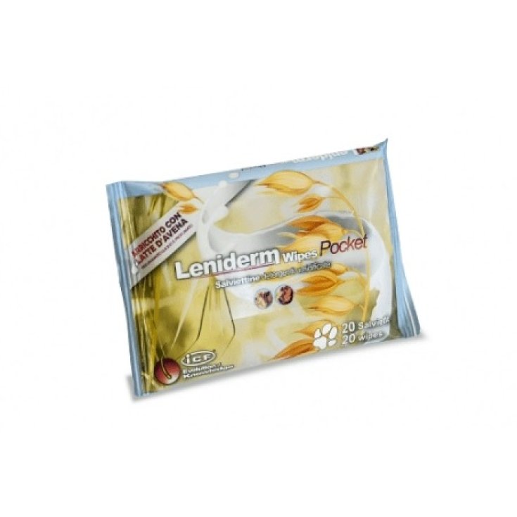 Leniderm Wipes Pocket Salviettine Detergenti 20 Pezzi