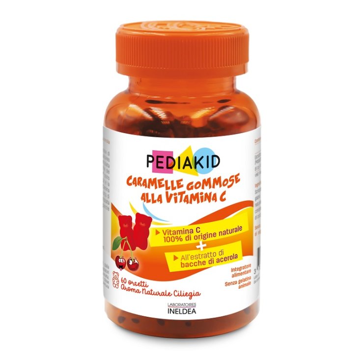 Caramelle Gommose Vitamina C Ciliegia Pediakid 60 Orsetti