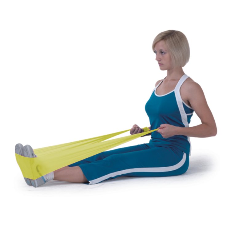 Fascia Elastica Riabilitativa 1,5m Giallo GIMA 1 Pezzo