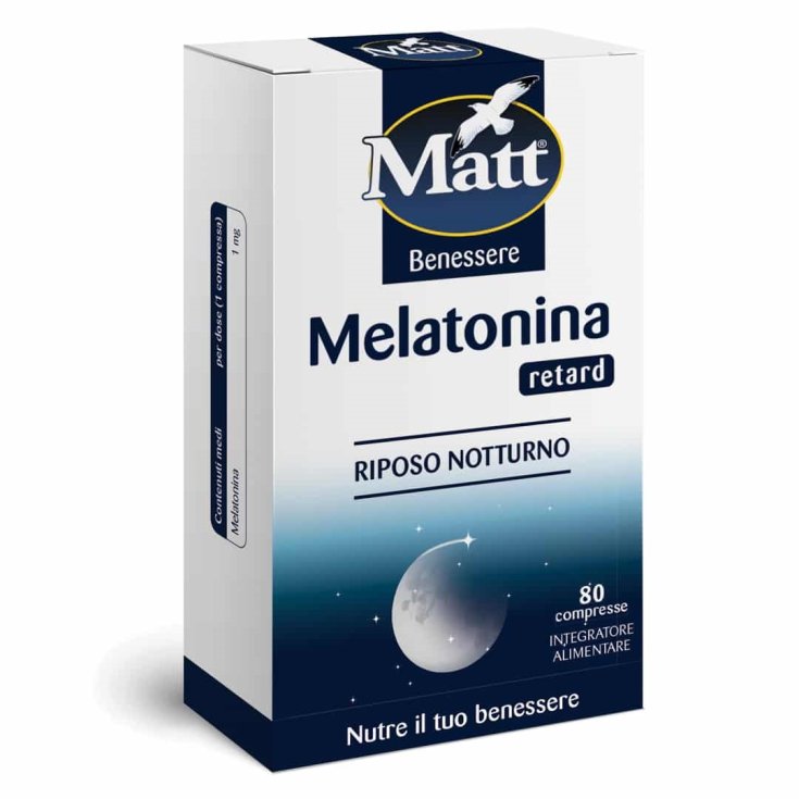 Melatonina Retard Matt Benessere 80 Compresse