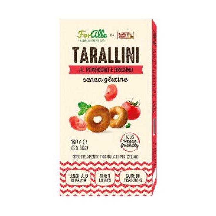 Tarallini Pomodoro Origano ForAlle 6x30g