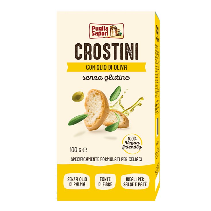 Crostini con Olio EVO Puglia Sapori 100g