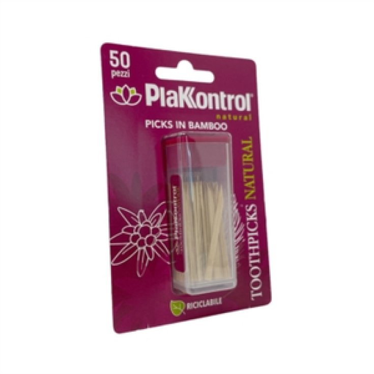 Toothpicks Natural Plakkontrol 50 Pezzi