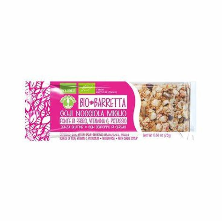 Bio Barretta Goji Nocciola Miglio Rosso Probios 25g