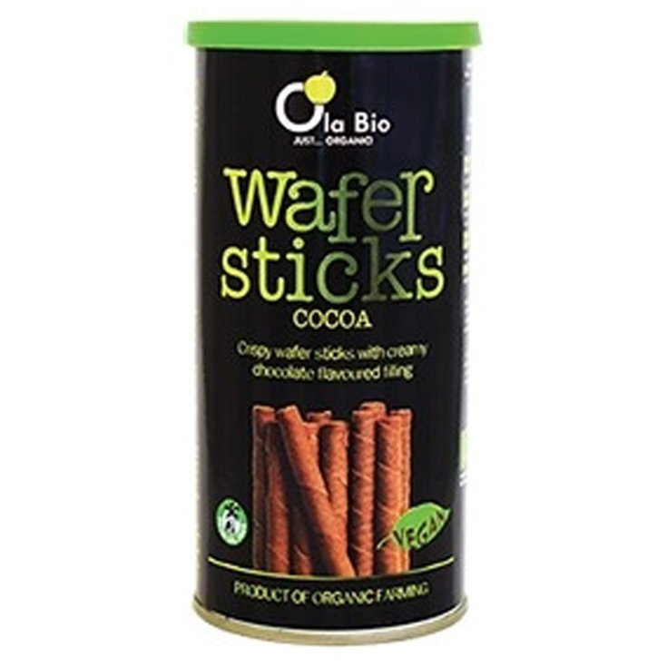 Ola Bio Wafer Sticks Ripieni Di Cacao Vegan 140g