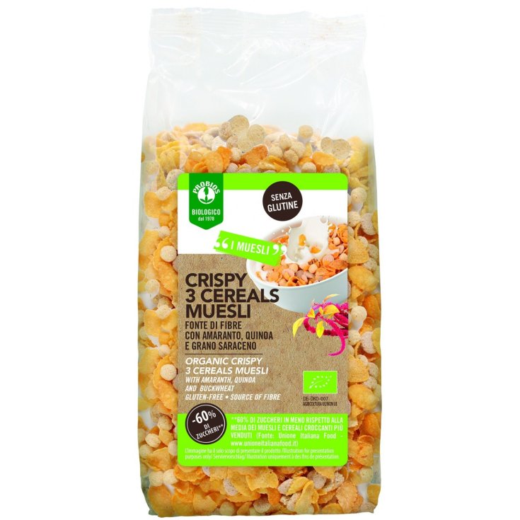 Crispy 3 Cereals Muesli Probios 220g