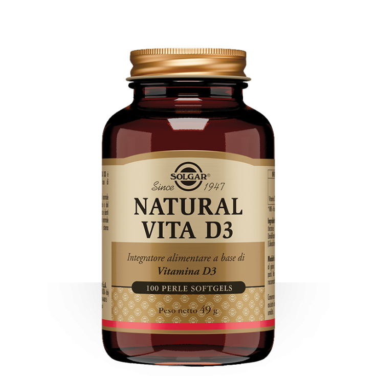 NATURAL VITA D3 SOLGAR® 100 Perle