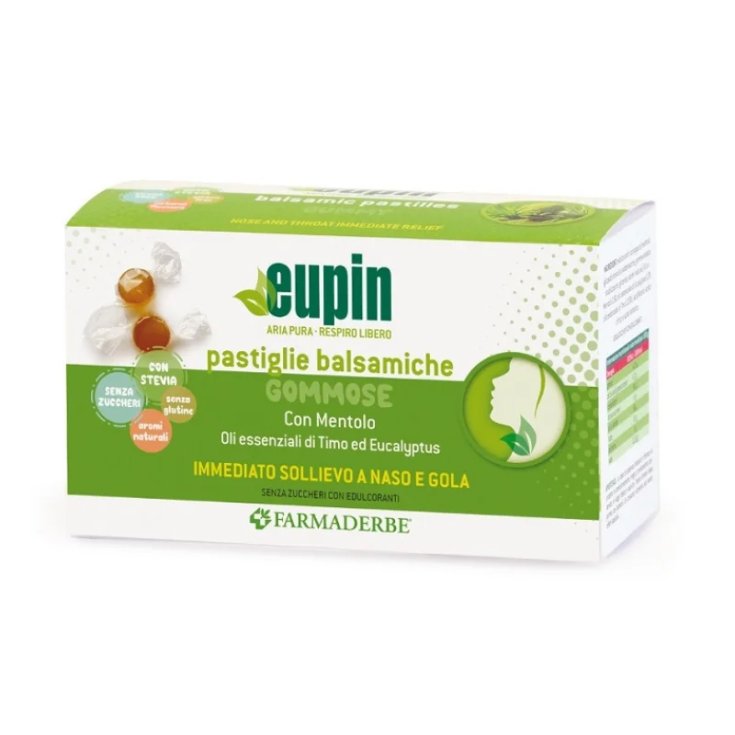 Eupin Pastiglie Balsamiche FARMADERBE® 80g