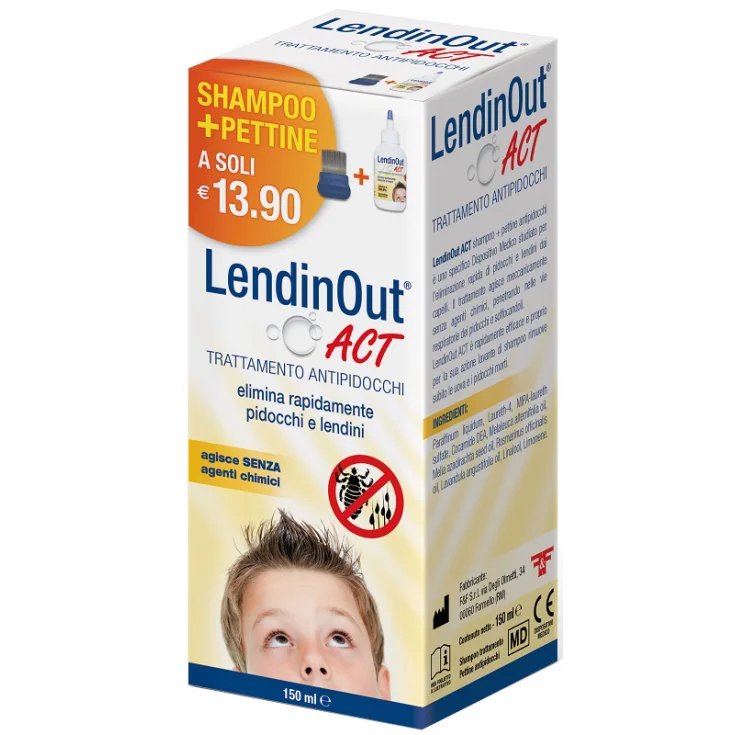 LendinOUT® ACT Trattamento Antpidocchi 150ml
